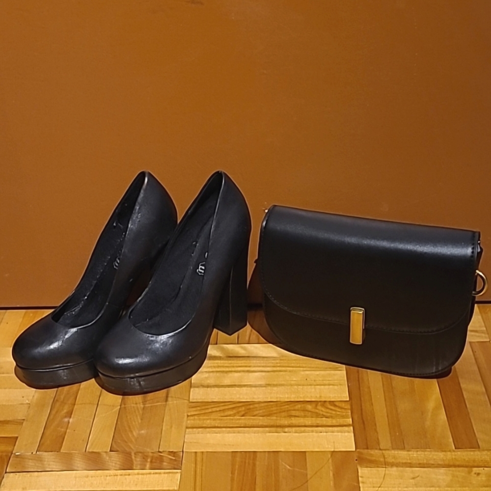Aldo block heels size 7